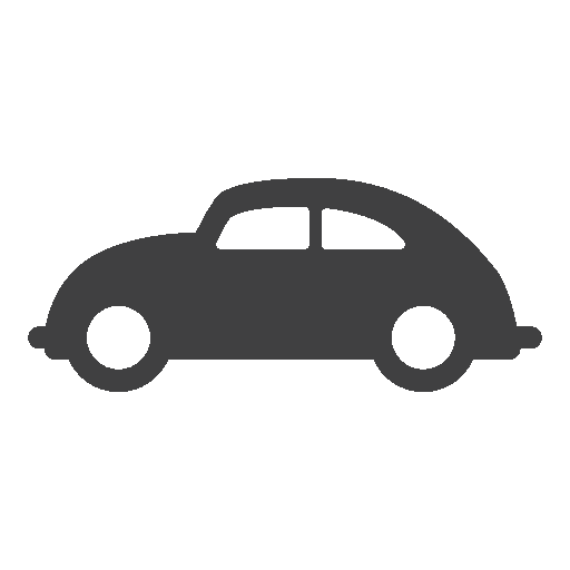 An icon shaped like a car